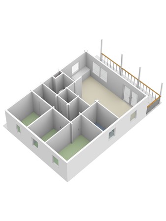 Floorplan - Boslaan 1-50, 7783 DD Gramsbergen